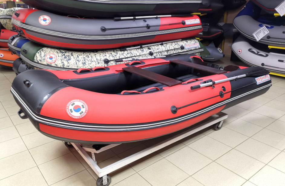 КОМПЛЕКТ Лодка MISHIMO PRO 350 + ЛОДОЧНЫЙ МОТОР MARLIN MP 9.9 (20) AMHS PRO в Раменском