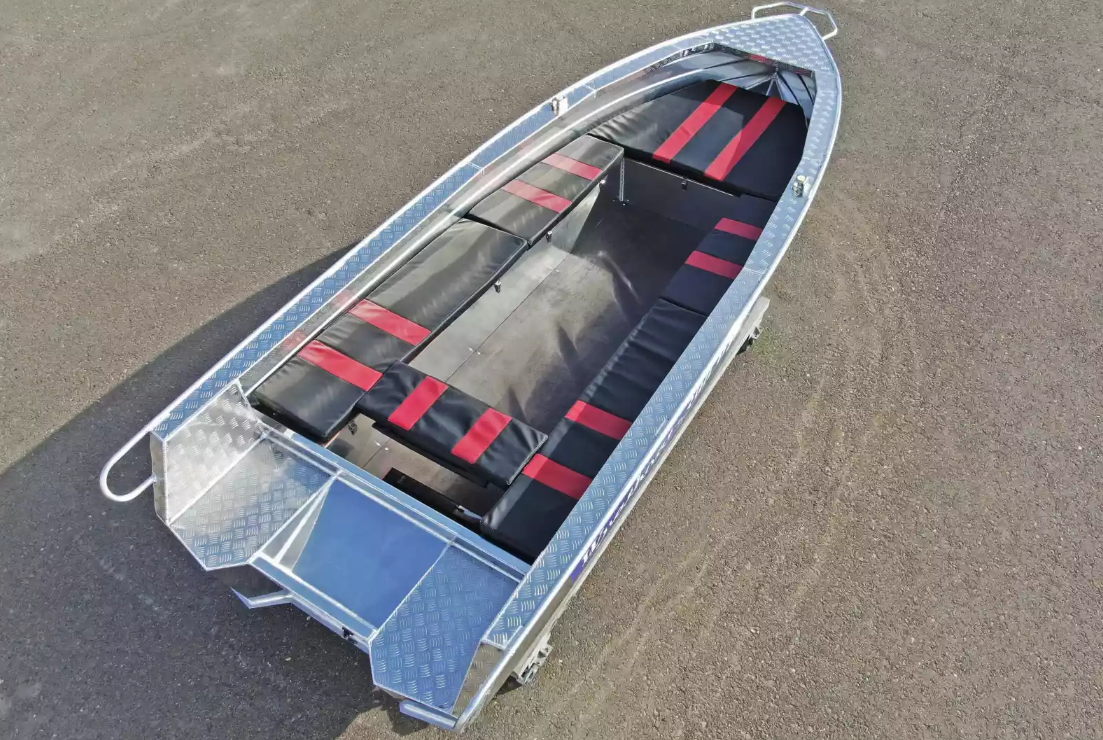 Алюминиевая лодка Wyatboat-390РМ увеличенный борт в Раменском