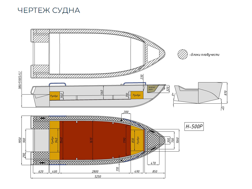 Алюминиевая лодка Неман-500 P в Раменском