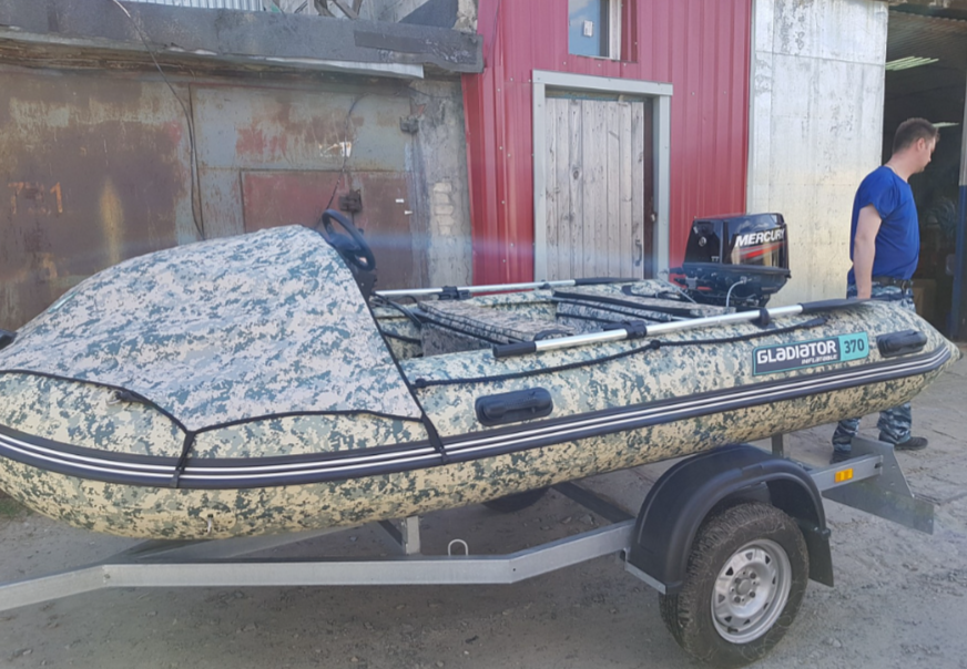 НАДУВНАЯ ЛОДКА GLADIATOR C370AL в Раменском