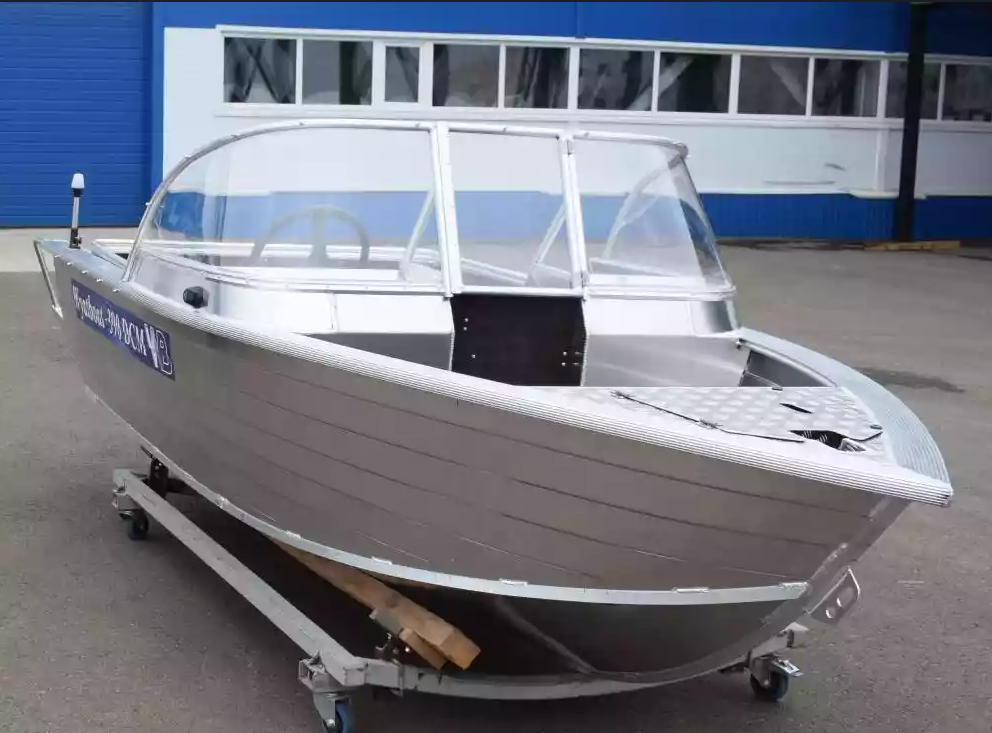 Алюминиевая лодка Wyatboat-390 DCM Увеличенный борт в Раменском