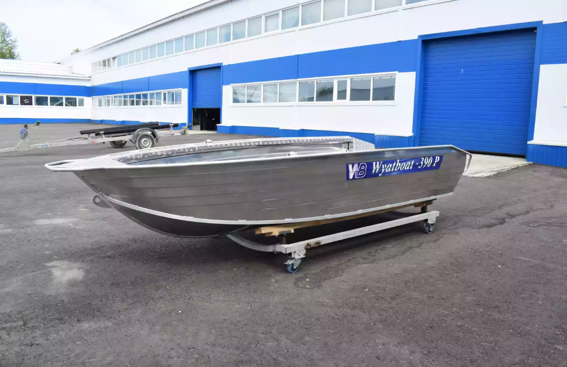 Алюминиевая лодка Wyatboat-390Р Увеличенный борт в Раменском