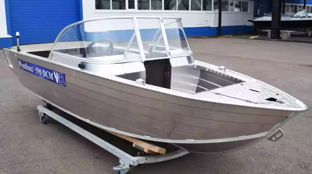 Алюминиевая лодка Wyatboat-390 DCM Увеличенный борт в Раменском
