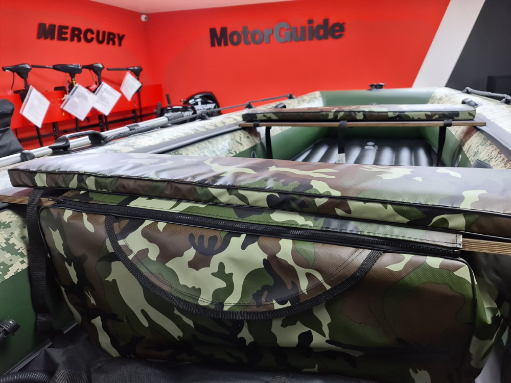 КОМПЛЕКТ МЯГКИХ НАКЛАДОК С СУМКОЙ ДЛЯ ЛОДОК 105Х20 КАМУФЛЯЖ в Раменском