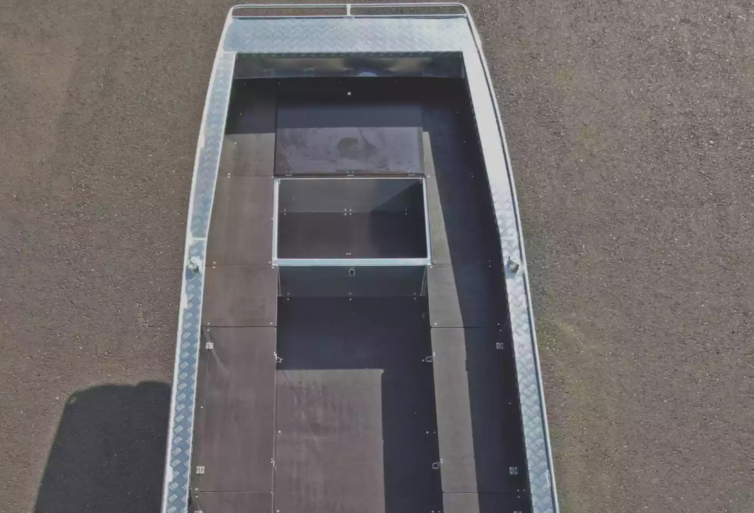 Алюминиевая лодка Wyatboat-490 Jonboat в Раменском