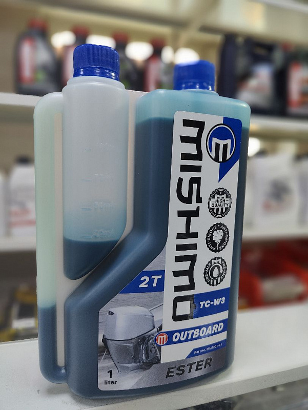 Масло MISHIMO 2T OUTBOARD (ESTER) полусинтетика 1 л в Раменском