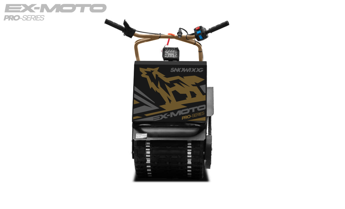 Мотобуксировщик EX-MOTO SNOWDOG S380 8л.с. в Раменском