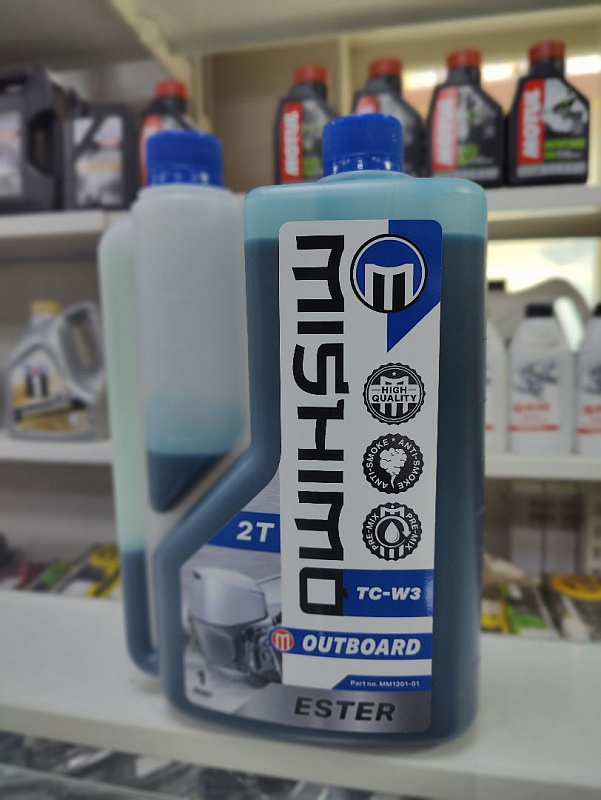 Масло MISHIMO 2T OUTBOARD (ESTER) полусинтетика 1 л в Раменском