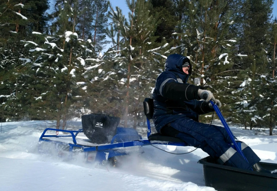 Мотобуксировщик толкач Альбатрос-XL8 с модулем. Без фары, тележки в Раменском