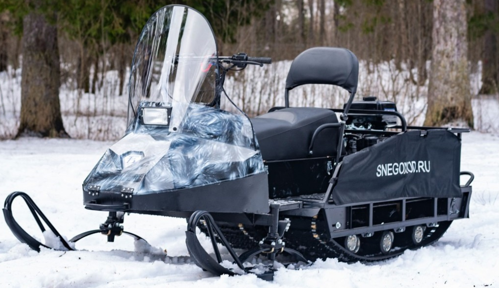 Миниснегоход Бурлак Егерь Экспедитор 15 л.с. , реверс, тормоз, капот белый в Раменском