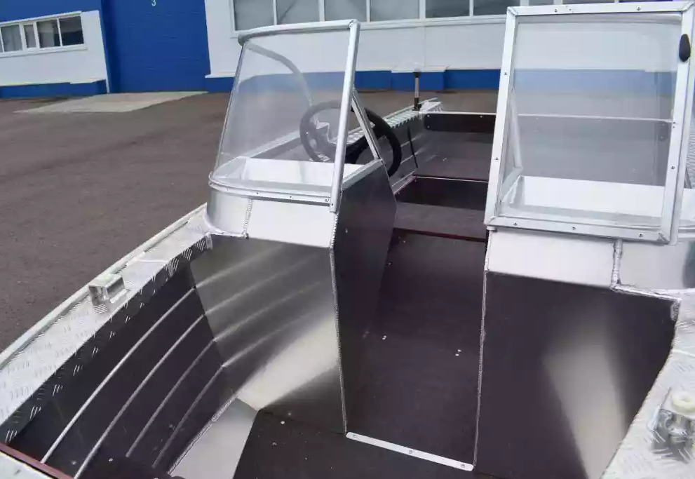 Алюминиевая лодка Wyatboat-390 DCM Увеличенный борт в Раменском