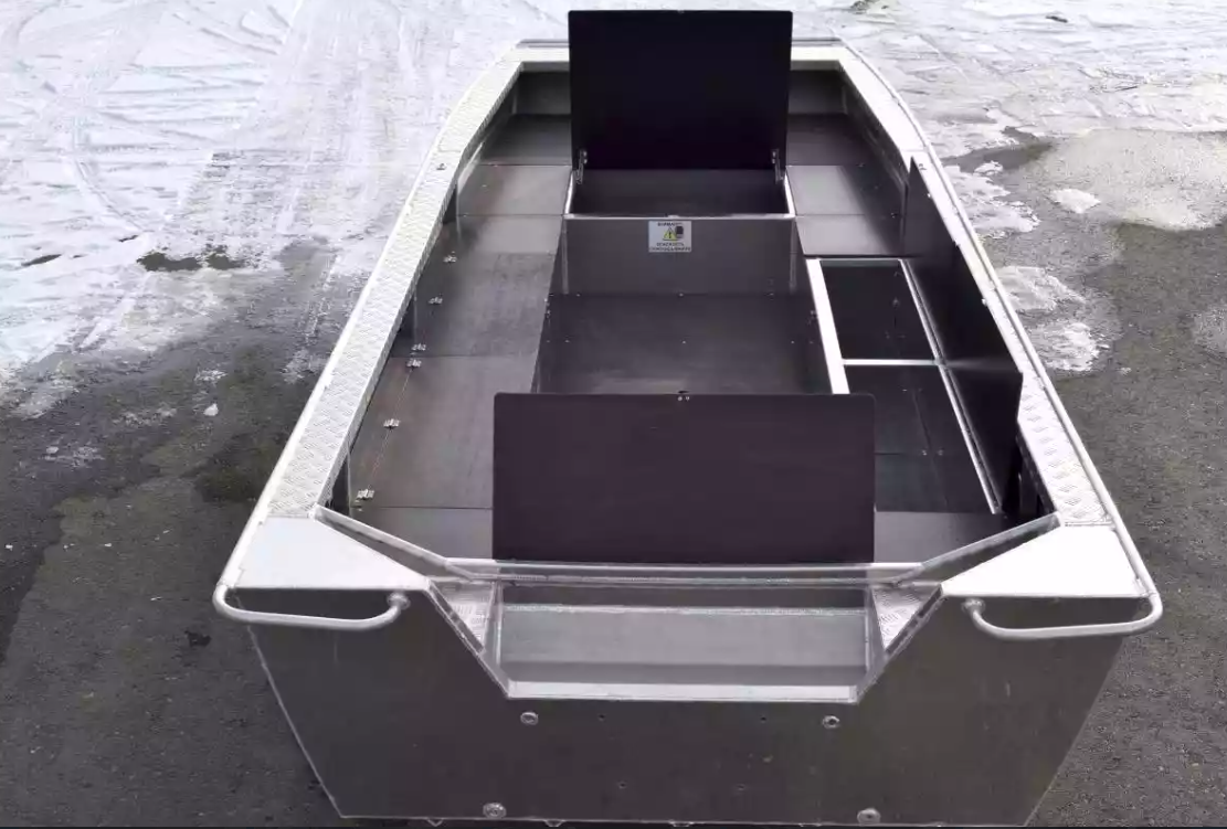 Алюминиевая лодка Wyatboat-490 Jonboat в Раменском