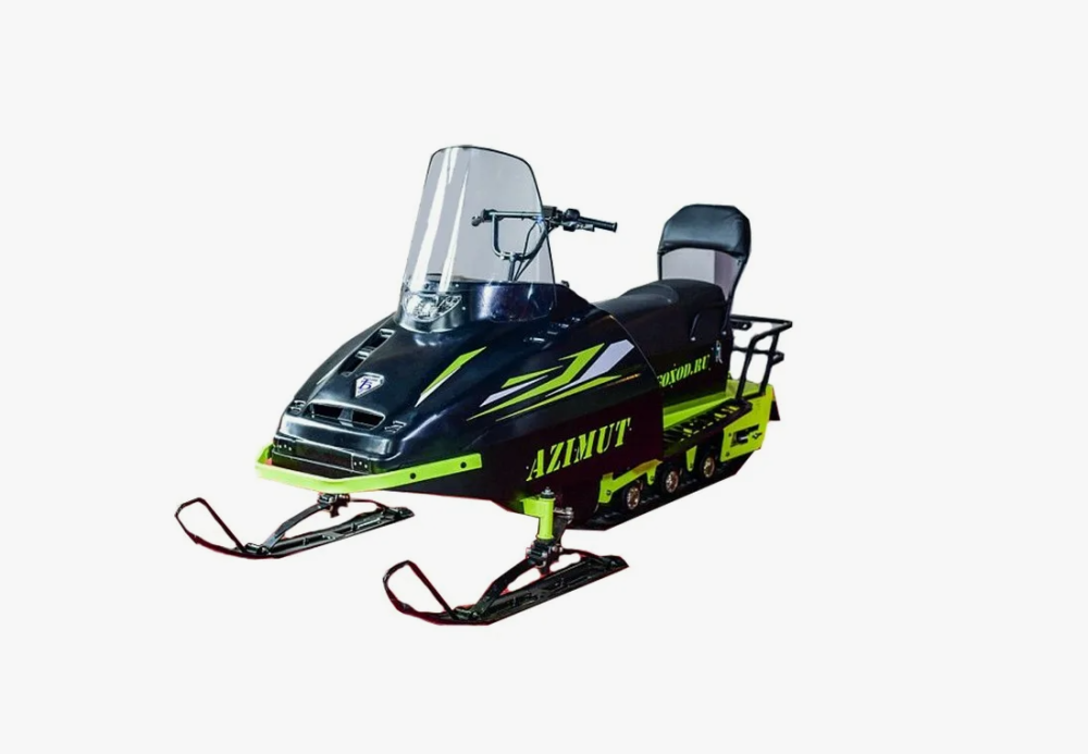 Миниснегоход Бурлак Азимут 20 л.с. , эл.запуск, реверс, тормоз гидравл, капот черный в Раменском