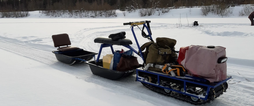 Мотобуксировщик Альбатрос-L 6.5 с фарой в Раменском