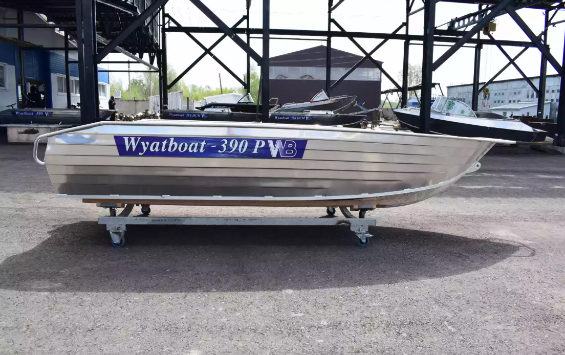 Алюминиевая лодка Wyatboat-390Р Увеличенный борт в Раменском