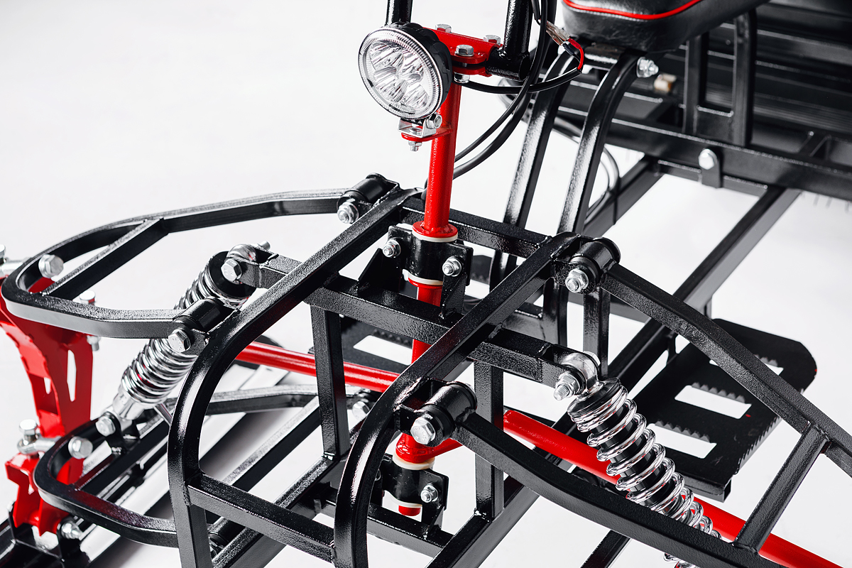 Лыжный модуль IKUDZO TERRAIN с подогревом ручек металлические лыжи в Раменском