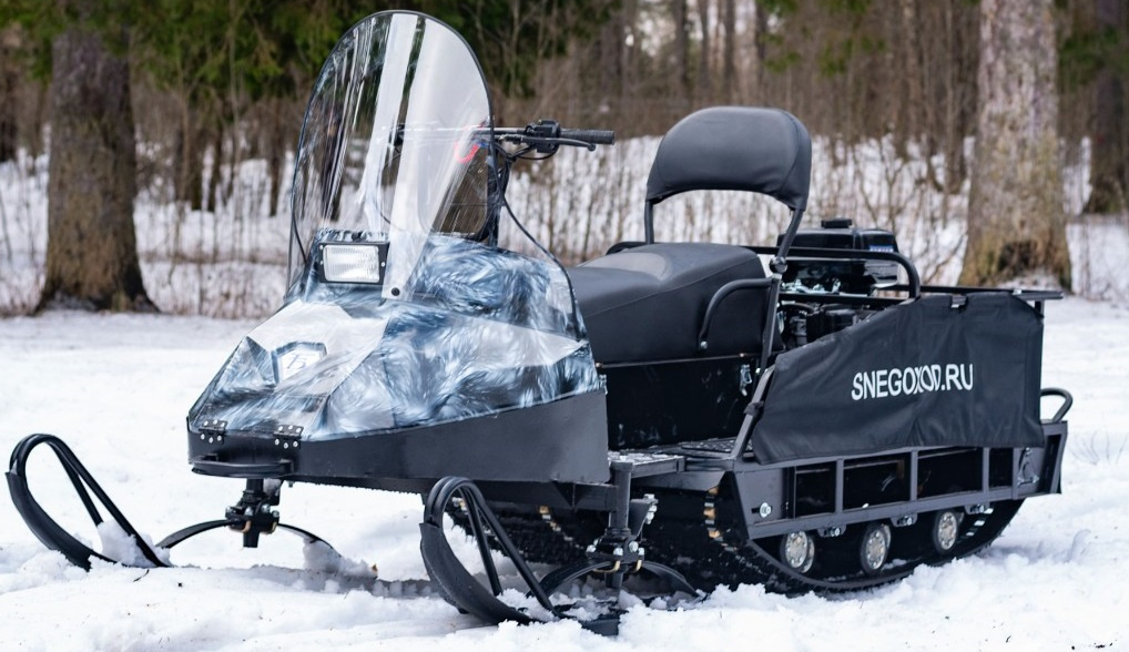 Миниснегоход Бурлак Егерь Экспедитор 15 л.с. , реверс, тормоз, капот белый в Раменском