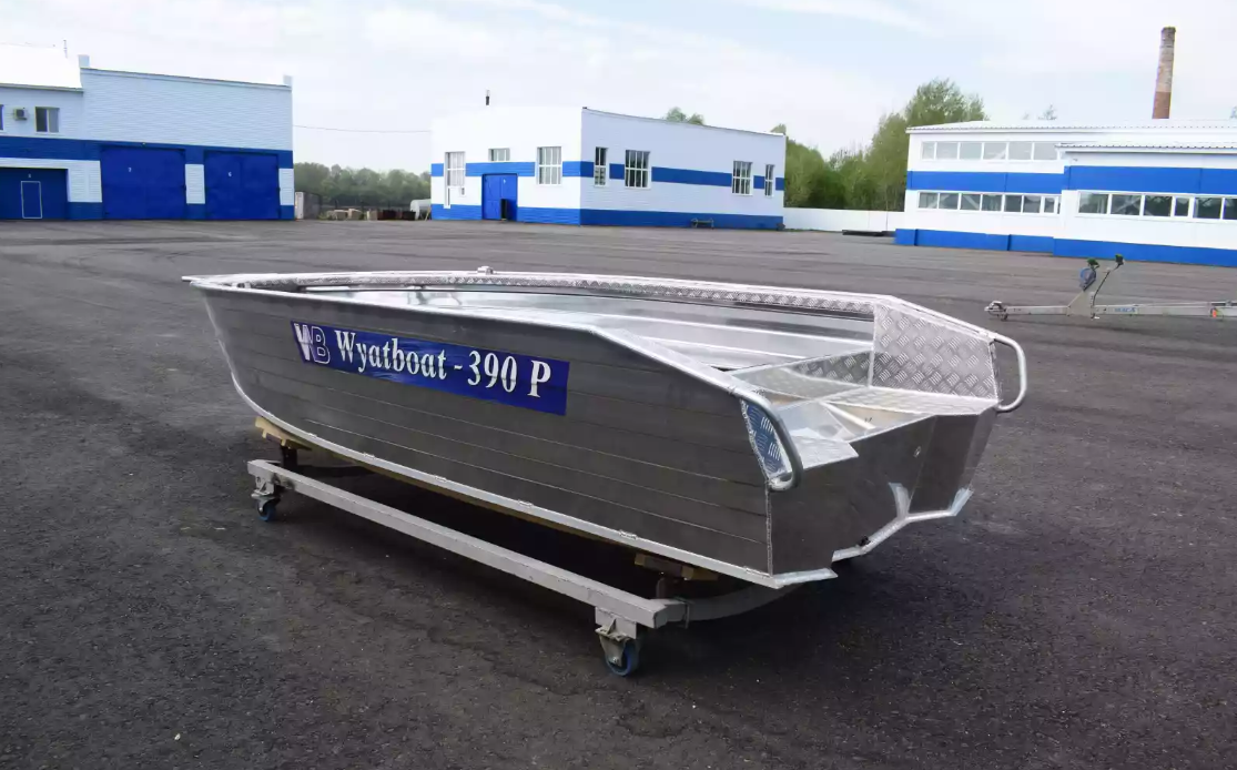 Алюминиевая лодка Wyatboat-390Р Увеличенный борт в Раменском