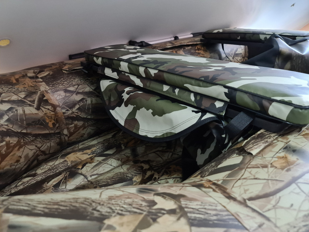 КОМПЛЕКТ МЯГКИХ НАКЛАДОК С СУМКОЙ ДЛЯ ЛОДОК 80Х20 КАМУФЛЯЖ в Раменском