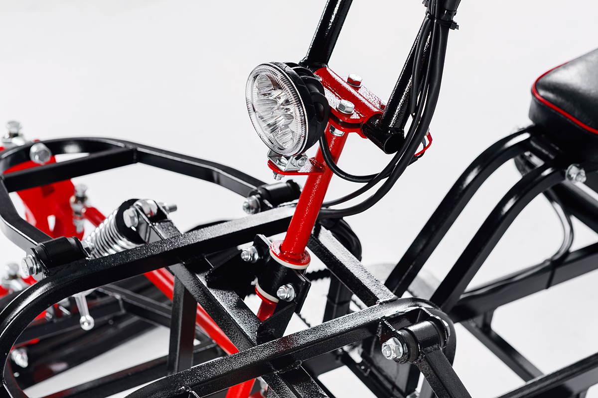 Лыжный модуль IKUDZO TERRAIN с подогревом ручек металлические лыжи в Раменском