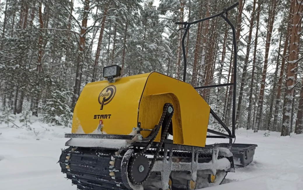 Мотобуксировщик РЫБАК СТАРТ Lifan 15 л.с. (металлический капот) в Раменском