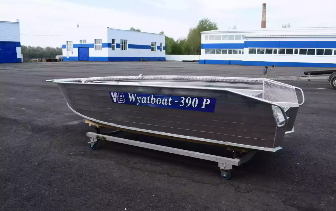 Алюминиевая лодка Wyatboat-390Р Увеличенный борт в Раменском