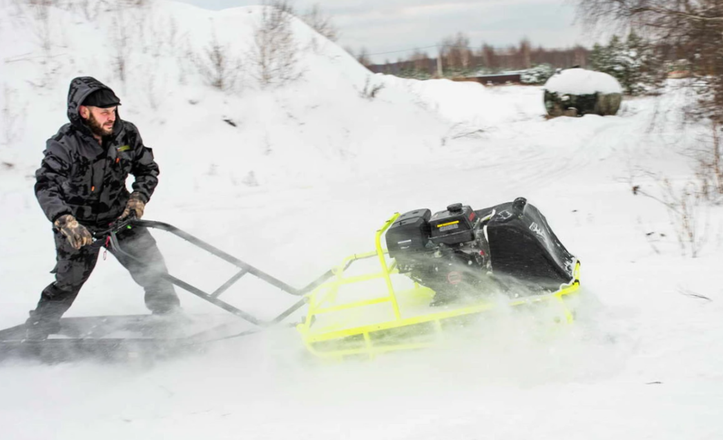 Мотобуксировщик Бурлак ХОЗЯИН-1 (капот металл) в Раменском