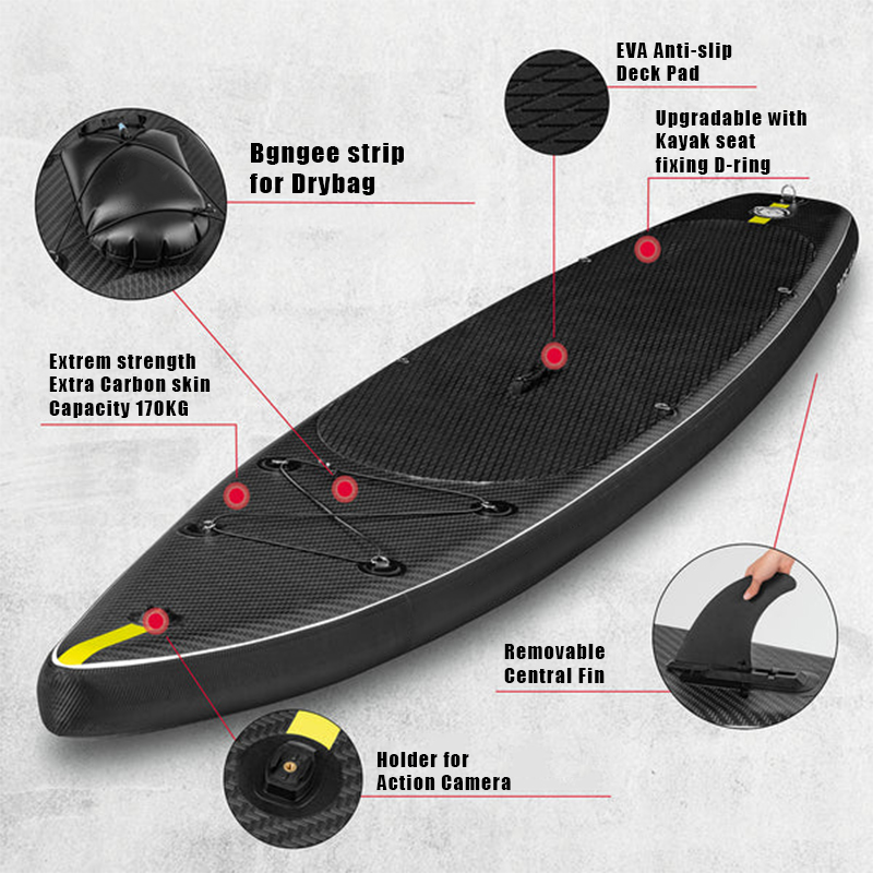 SUP (САП) ДОСКА MISHIMO CARBON DARKSIDE 10.6’ (325СМ) в Раменском