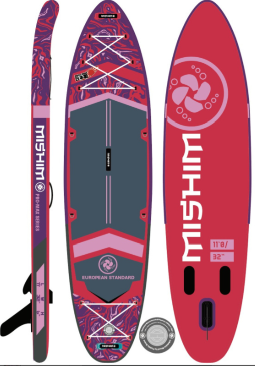 SUP (САП) Доска MISHIMO PRO-MAX Viva Magenta 10.6’ (320см) в Раменском