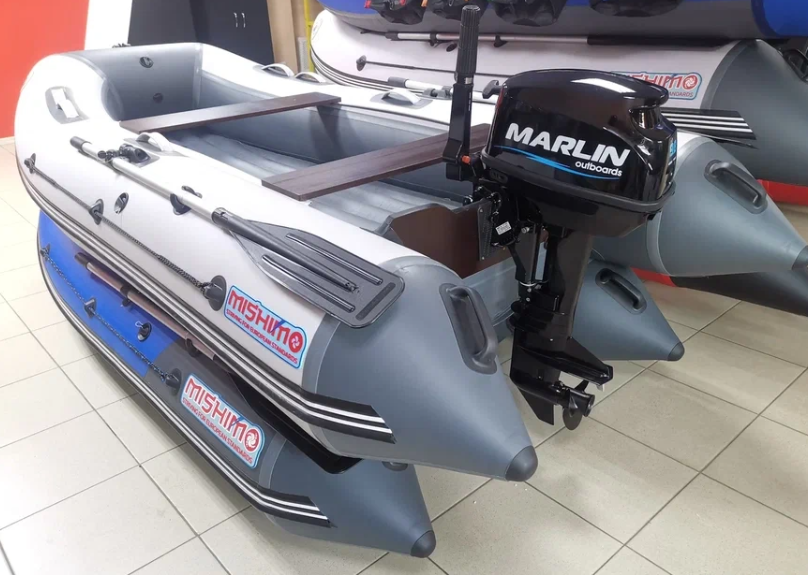 КОМПЛЕКТ ЛОДКА MISHIMO LITE 350 + МОТОР 9,8 Л.С. в Раменском