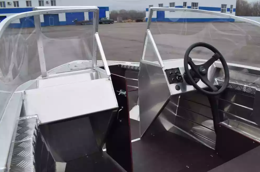 Алюминиевая лодка Wyatboat-390 DCM Увеличенный борт в Раменском