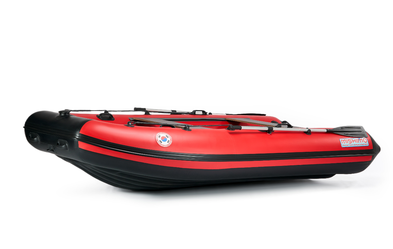 КОМПЛЕКТ ЛОДКА MISHIMO RAPID 380 + ЛОДОЧНЫЙ МОТОР MARLIN MP 9.9 (20) AMHS PROLINE FORCE в Раменском