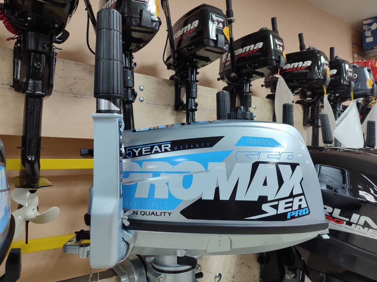 Лодочный мотор PROMAX SP5FHS (внешний бак 12 л) в Раменском
