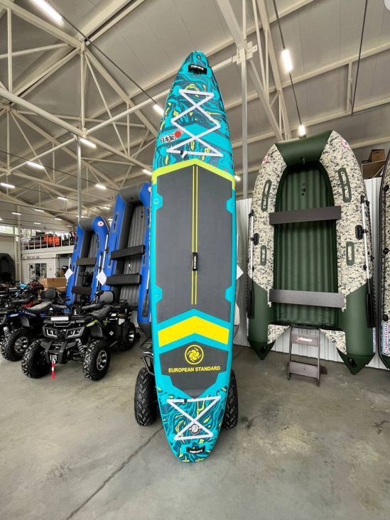 SUP (САП) Доска MISHIMO PRO-MAX Light Teal 12,6’ (385см) в Раменском