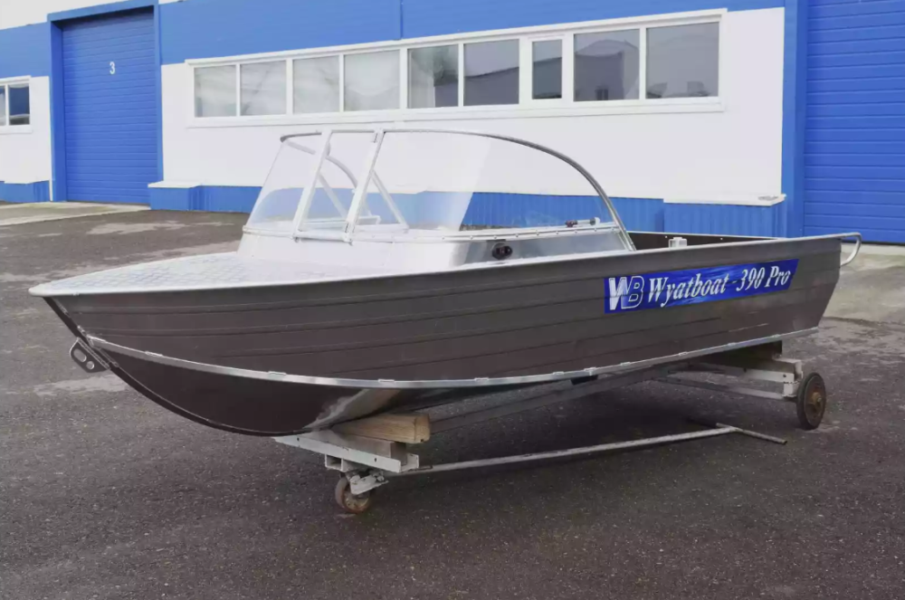 Алюминиевая лодка Wyatboat-390 Pro в Раменском