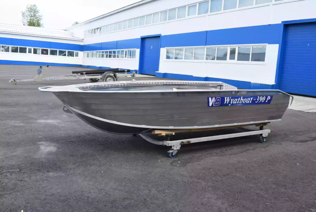 Алюминиевая лодка Wyatboat-390Р Увеличенный борт в Раменском