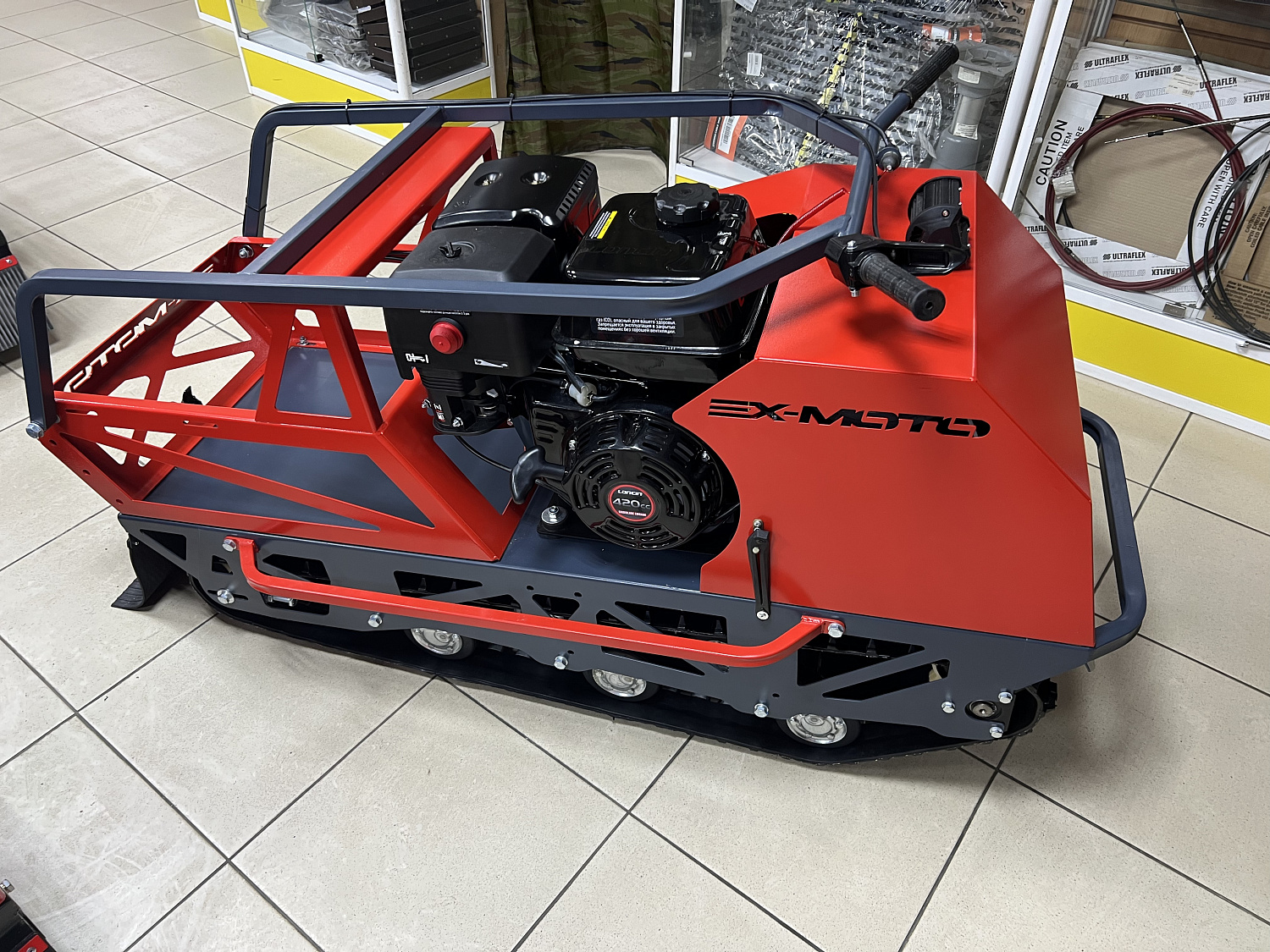 Мотобуксировщик EX-MOTO SNOWDOG S500 15л.с в Раменском