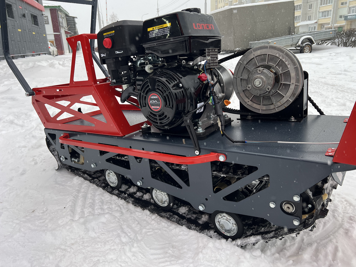 Мотобуксировщик EX-MOTO SNOWDOG S500 15л.с в Раменском