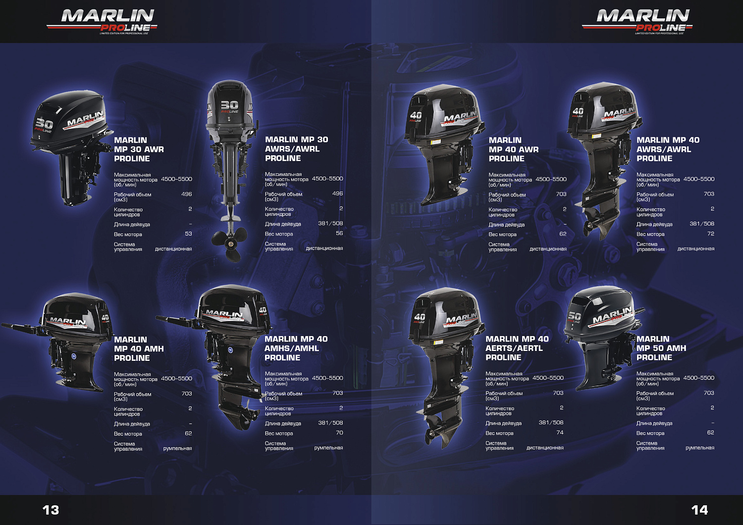 Лодочный мотор MARLIN PROLINE MP 9,8 AMHS в Раменском