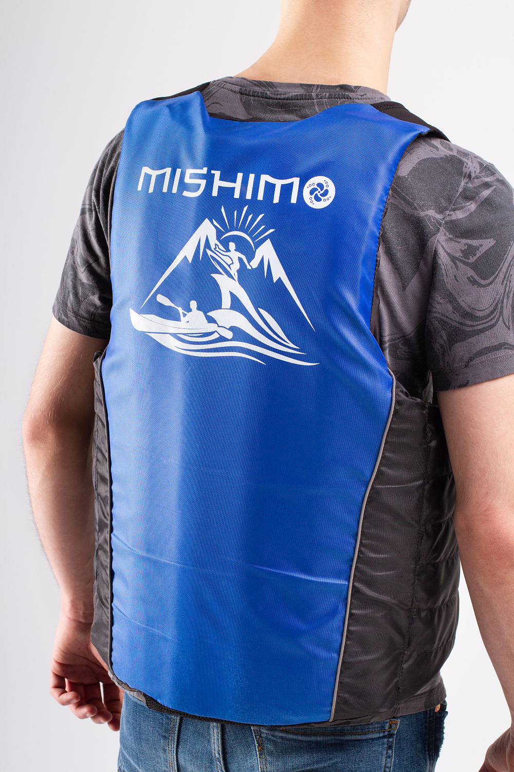 Жилет спасательный MISHIMO PRO Премиум качества Черно-синий в Раменском