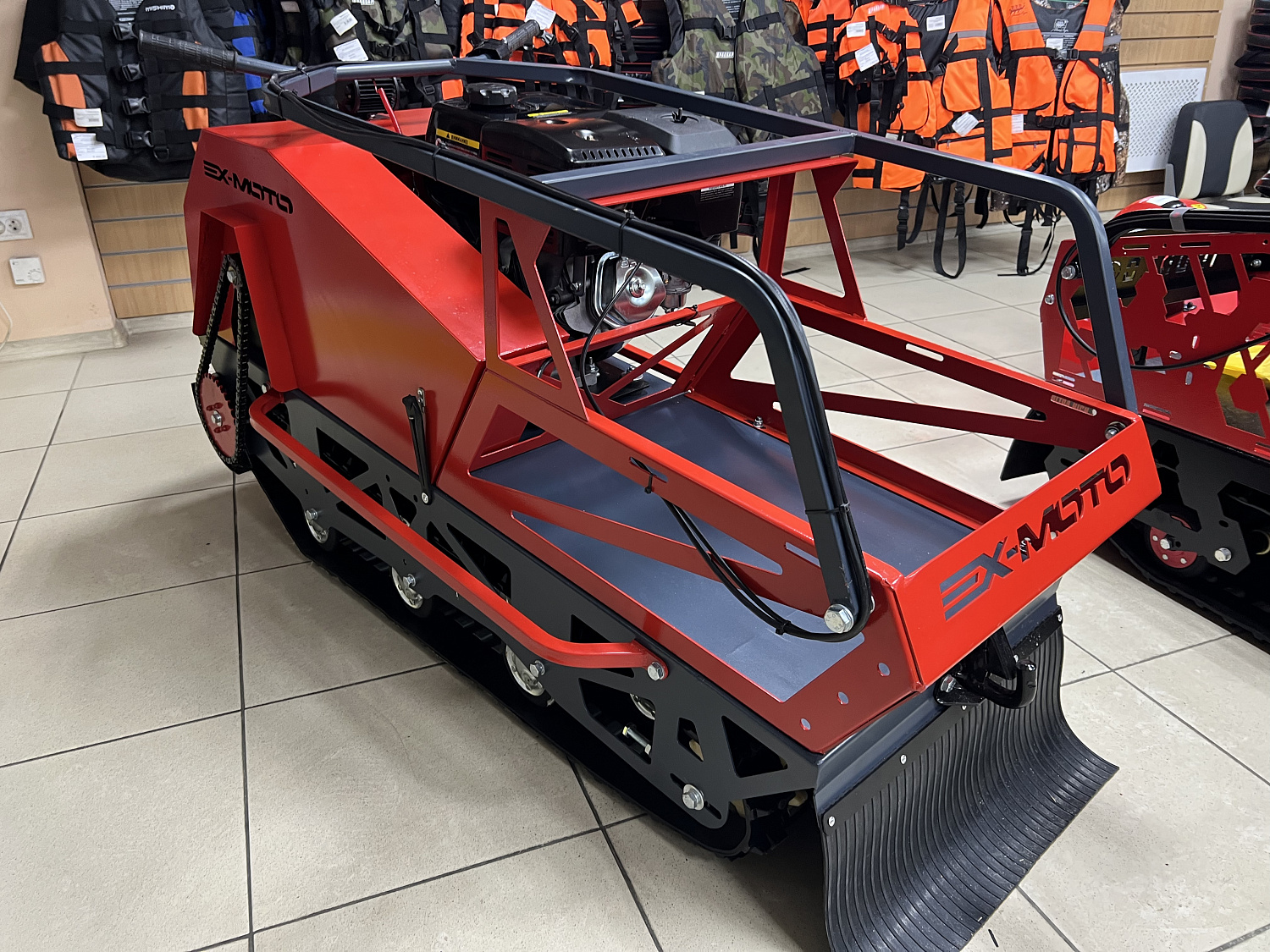 Мотобуксировщик EX-MOTO SNOWDOG S500 15л.с в Раменском