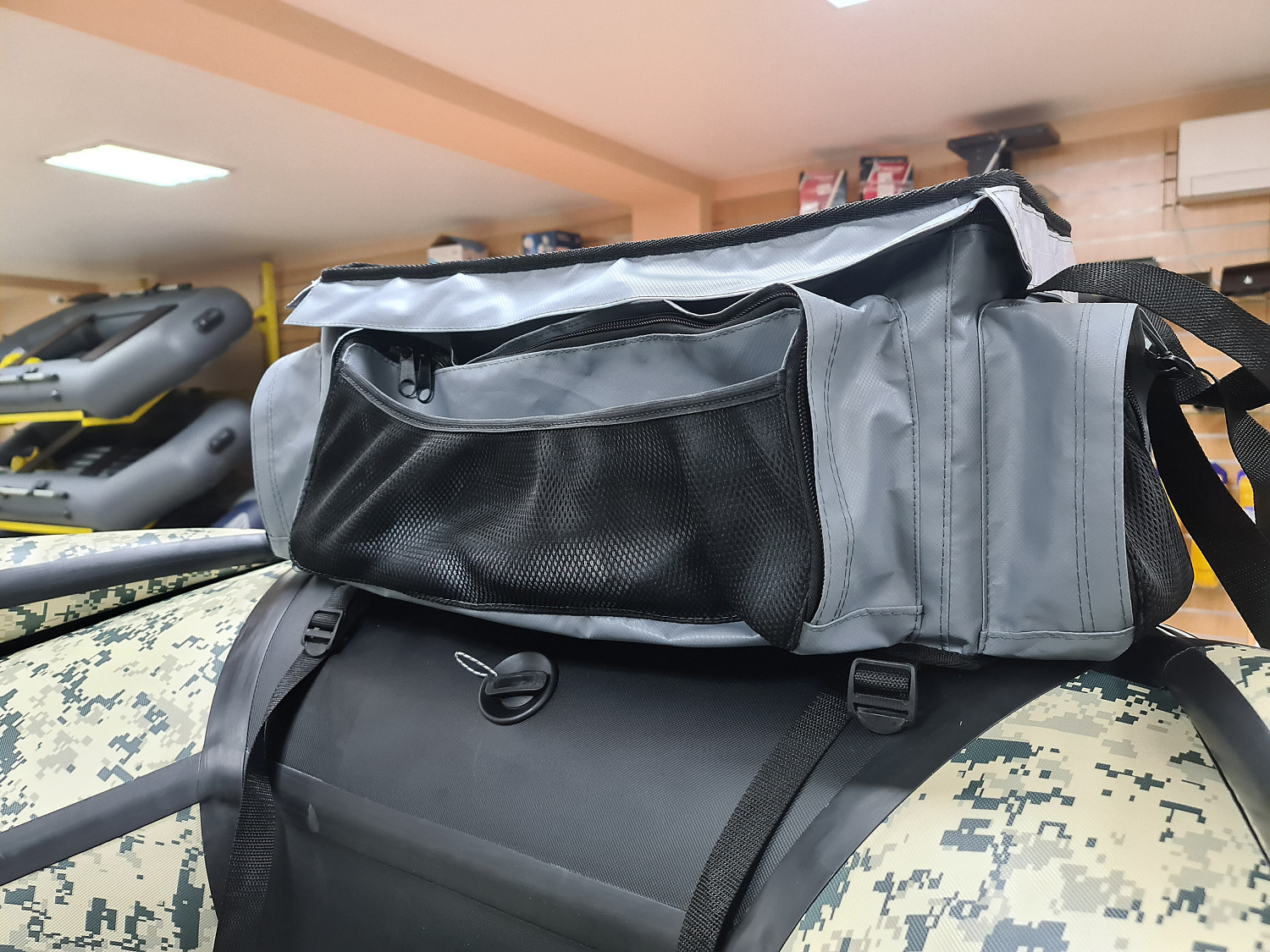 СУМКА ЛЮКС НА БАЛЛОН ДЛЯ ЛОДОК ПВХ 50Х25Х25 СМ в Раменском